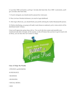 SUBMIT GUEST POST | PDF