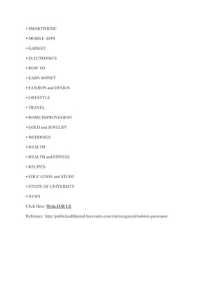 SUBMIT GUEST POST | PDF