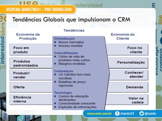 Tendências Globais que impulsionam o CRM
 