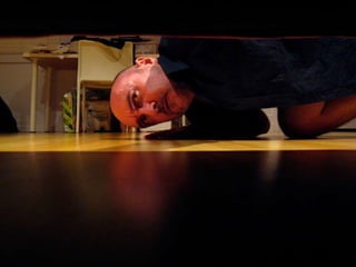Looking Under Sofa 