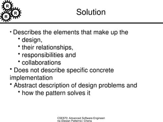 software design patern for software engineering | PPT