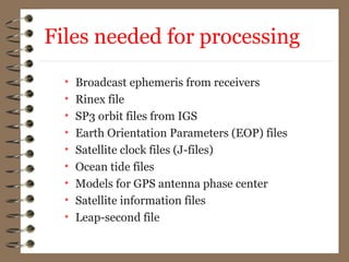 Gnss data-processing | PPT