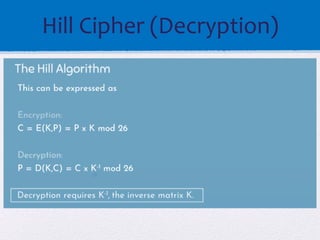 Hill cipher cryptography lets learn this | PDF
