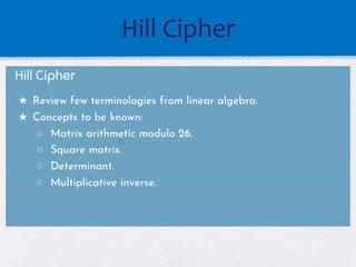 Hill cipher cryptography lets learn this | PDF