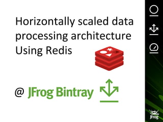 XXX
Horizontally	scaled	data	
processing	architecture		
Using	Redis		
@	
 