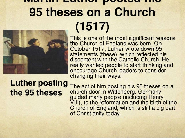 Martin Luther and the 95 Theses