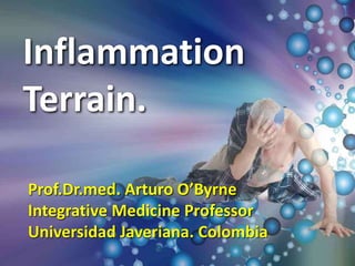 Inflammation
Terrain.
Prof.Dr.med. Arturo O’Byrne
Integrative Medicine Professor
Universidad Javeriana. Colombia
 