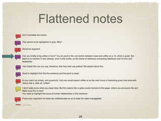 Flattened notes




       29
 