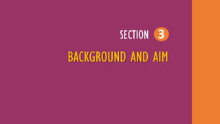 BACKGROUND AND AIM
3SECTION
 