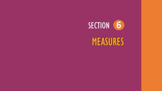 MEASURES
6SECTION
 