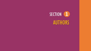 1SECTION
AUTHORS
 