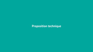 Proposition technique 
 