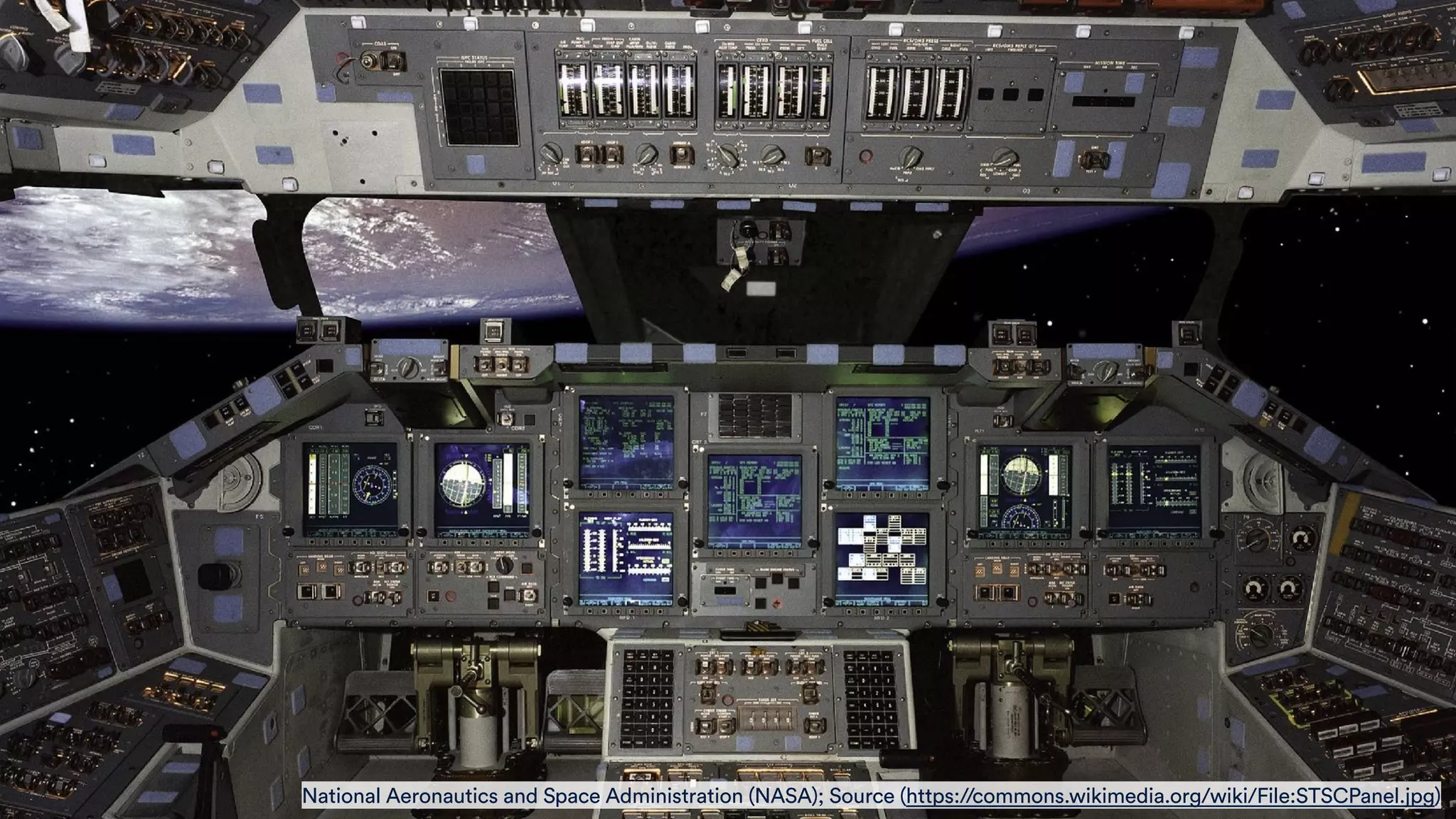 National Aeronautics and Space Administration (NASA); Source (https://commons.wikimedia.org/wiki/File:STSCPanel.jpg)
 