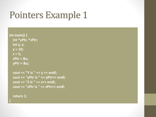 CPP08 - Pointers | PPTX