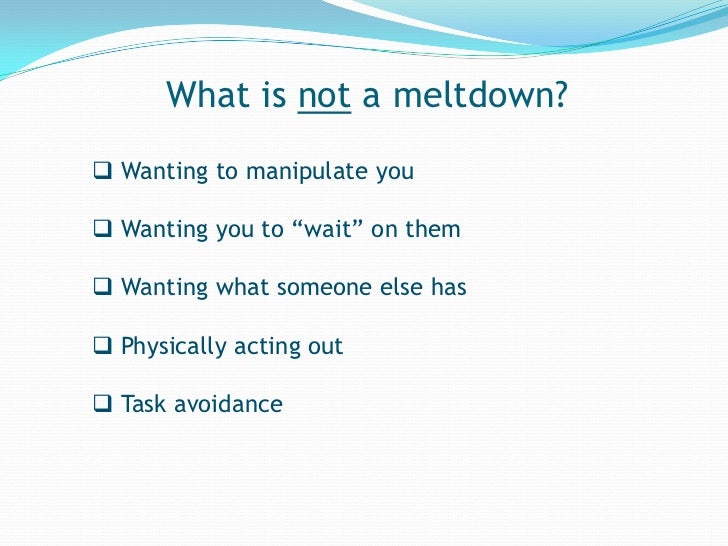 Managing the Meltdownadded