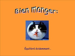 Équilibré évidemment…
 