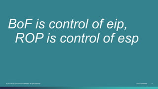 08 - Return Oriented Programming, the chosen one | PPTX