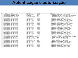 Autenticação e autorização
 