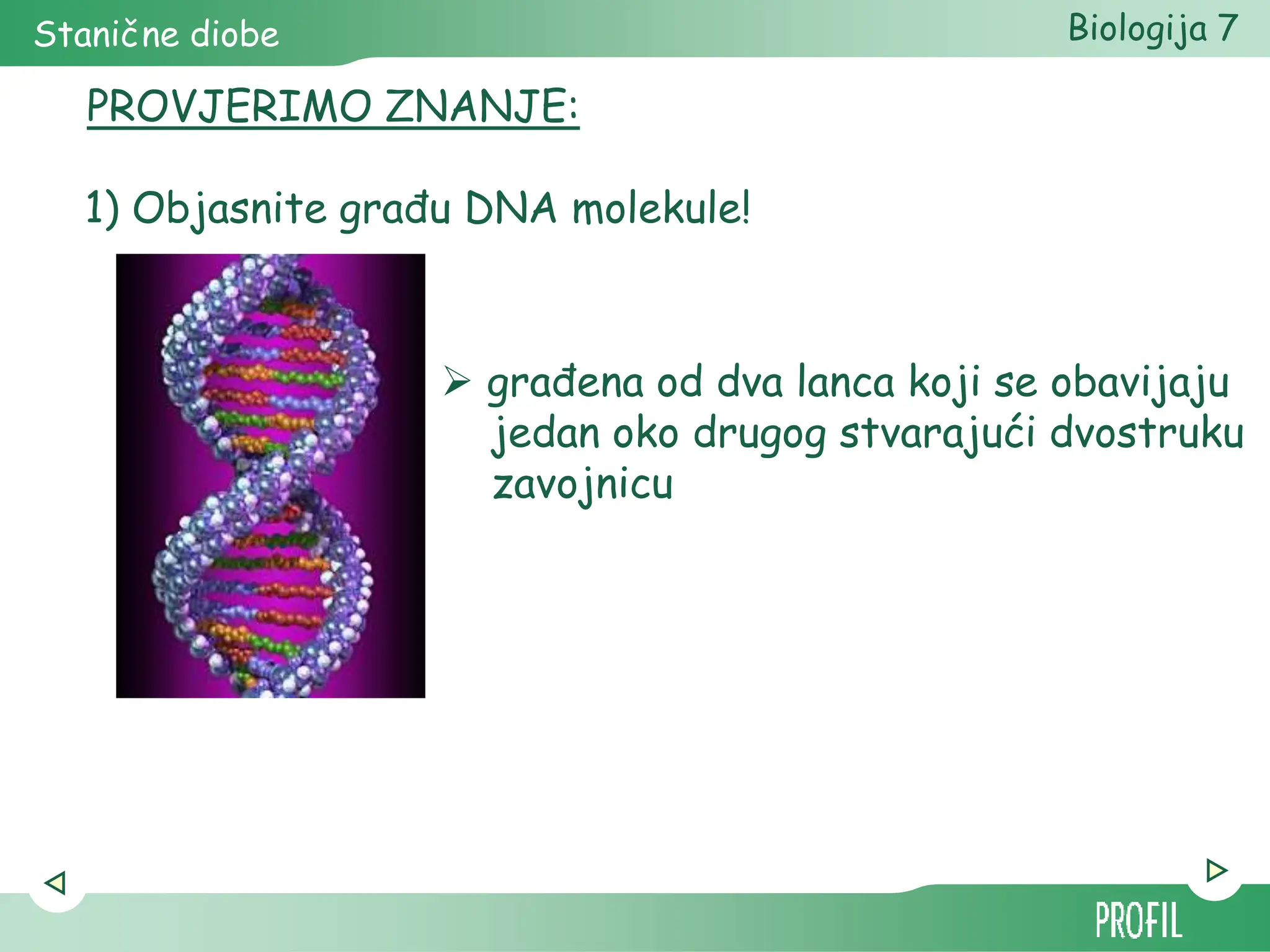 Biologija ćelije za predmetnu nastavu Biologija | PPT