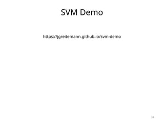 34
SVM Demo
https://jgreitemann.github.io/svm-demo
 