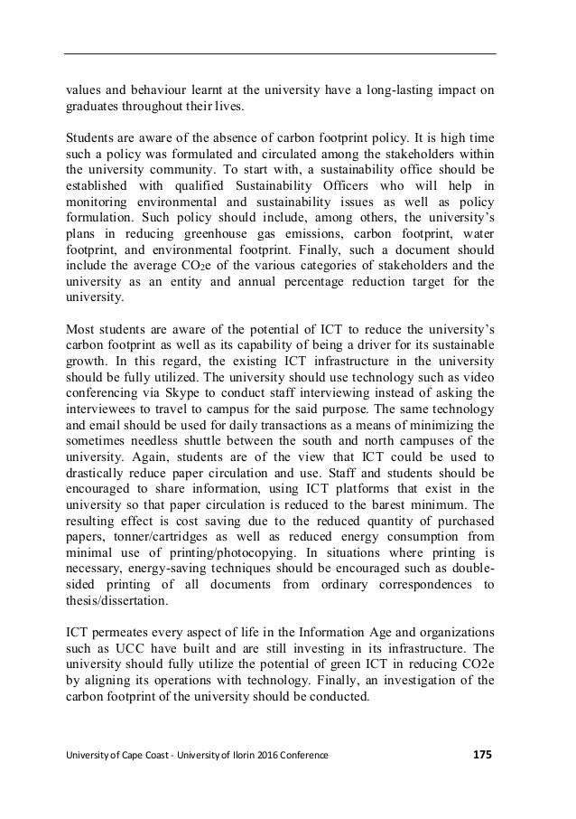 Dissertation in ict in universities