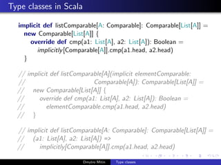 08 - Scala. Type classes. Simulacrum | PPT