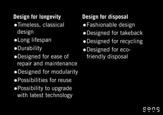 Sustainable Product Design Lecture-IDBM