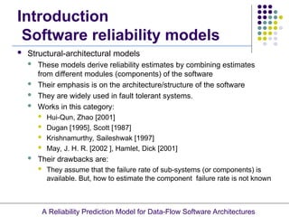 A Comprehensive Reliability Prediction Model for Data-Flow Software ...
