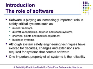 A Comprehensive Reliability Prediction Model for Data-Flow Software ...