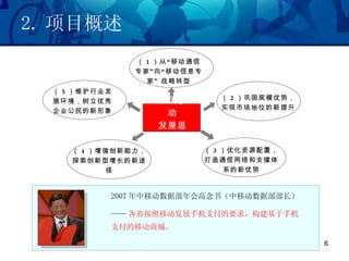 2007 ƶݲ飨ƶݲ  ʡƶչֻ֧Ҫ󣬹ֻ֧ƶ̳ǡ 2. Ŀ йƶ չ˼·  1 ӡƶͨרҡƶϢרҡ սת  4 ǿ̽;  5 άҵչ㹫˾  3 ŻԴã֧ͨϵ  2 ̹ģƣʵгλ 