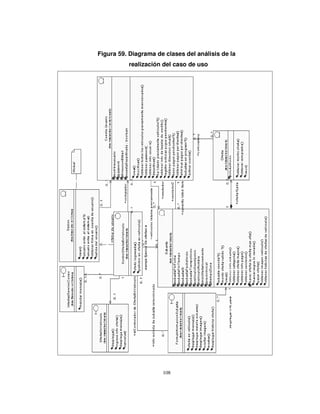108
Figura 59. Diagrama de clases del análisis de la
realización del caso de uso
 