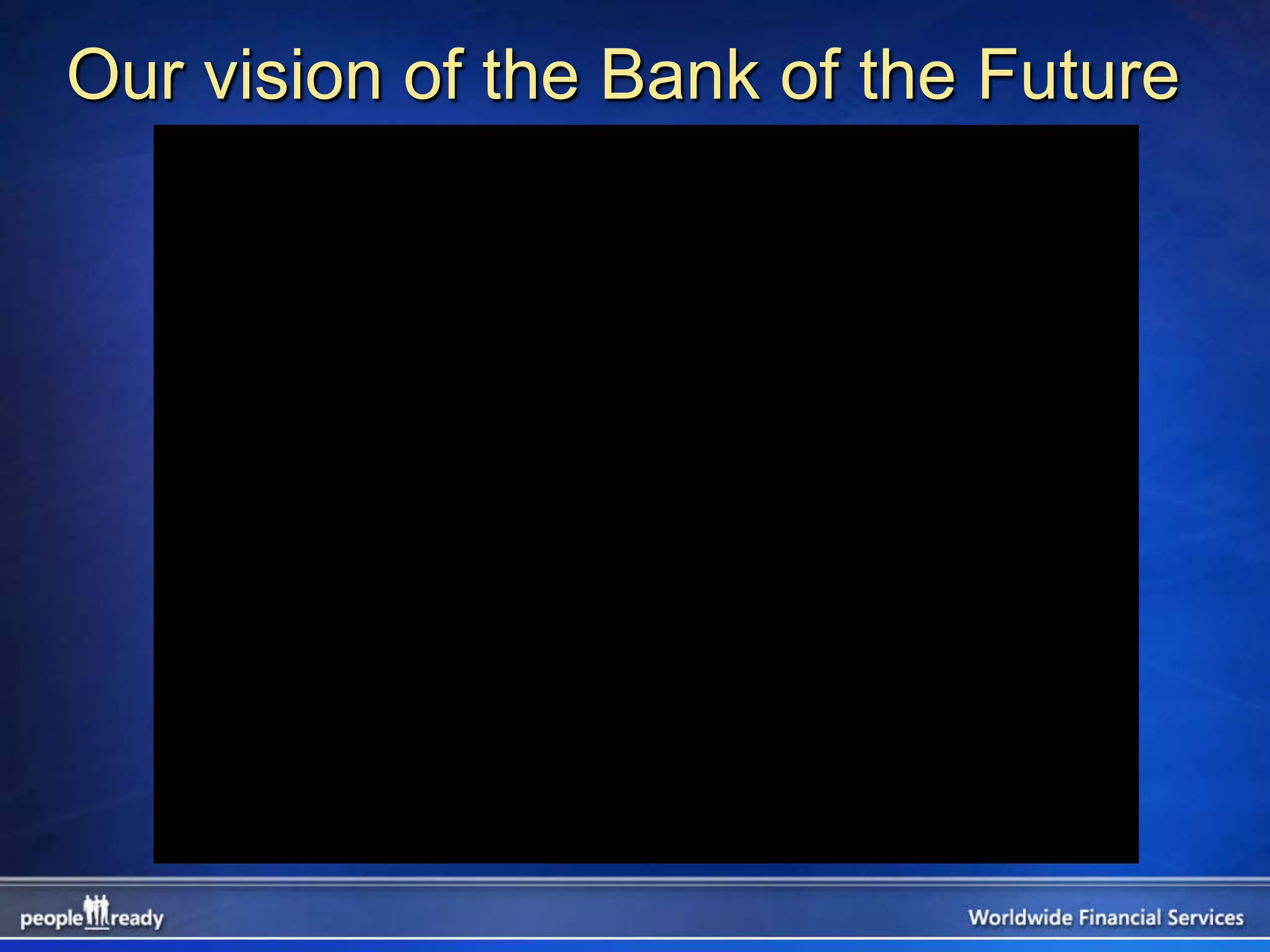 Our vision of the Bank of the Future
 
