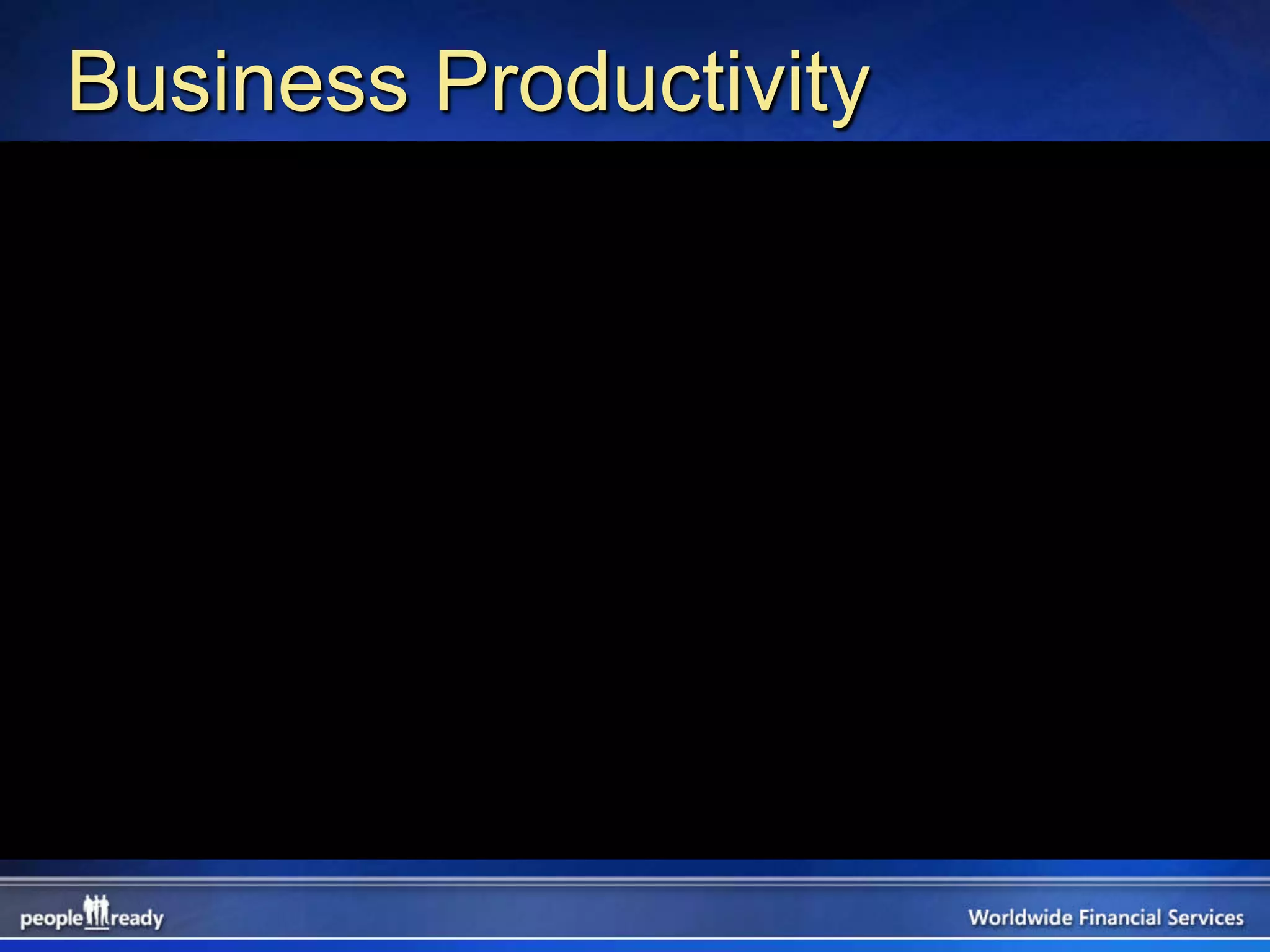 Business Productivity
 
