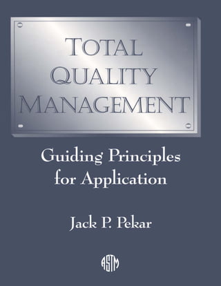 Guiding Principles
 for Application
   Jacl P Pekar
 