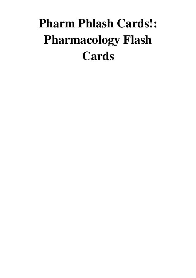 (Scrubs and Stuff LLC) Nursing Drug & Medication Flash Cards Create