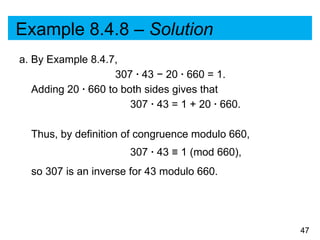 Sides on Modular Arithmetic with Applications to Cryptography.pptx
