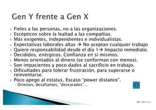 Atraer y retener generación Y