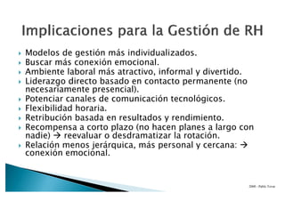 Atraer y retener generación Y