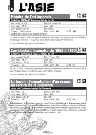 Programme UP Berry 2008/ 2009