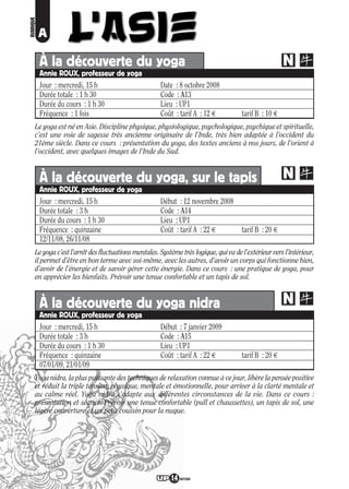 Programme UP Berry 2008/ 2009