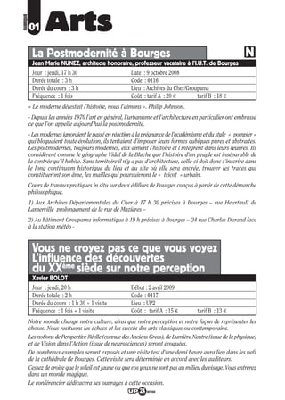 Programme UP Berry 2008/ 2009