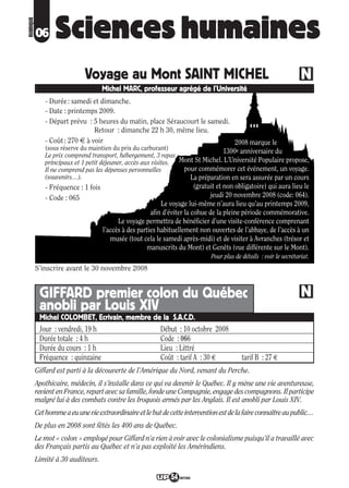 Programme UP Berry 2008/ 2009