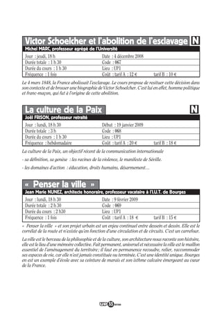 Programme UP Berry 2008/ 2009