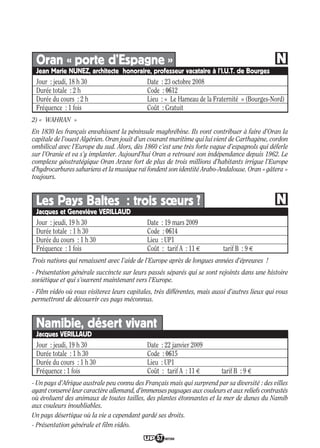 Programme UP Berry 2008/ 2009