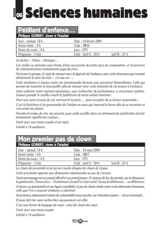 Programme UP Berry 2008/ 2009