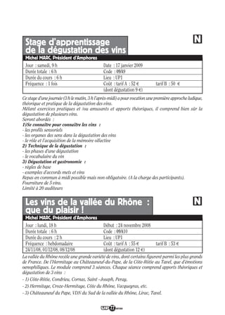 Programme UP Berry 2008/ 2009