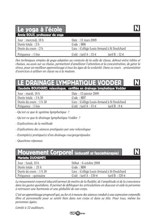 Programme UP Berry 2008/ 2009