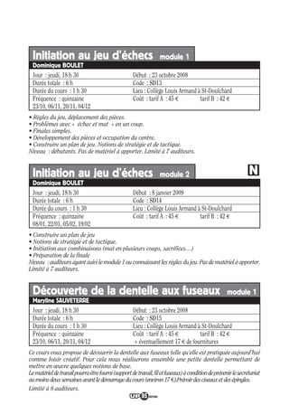 Programme UP Berry 2008/ 2009