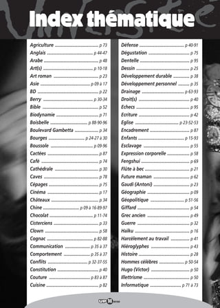 Programme UP Berry 2008/ 2009