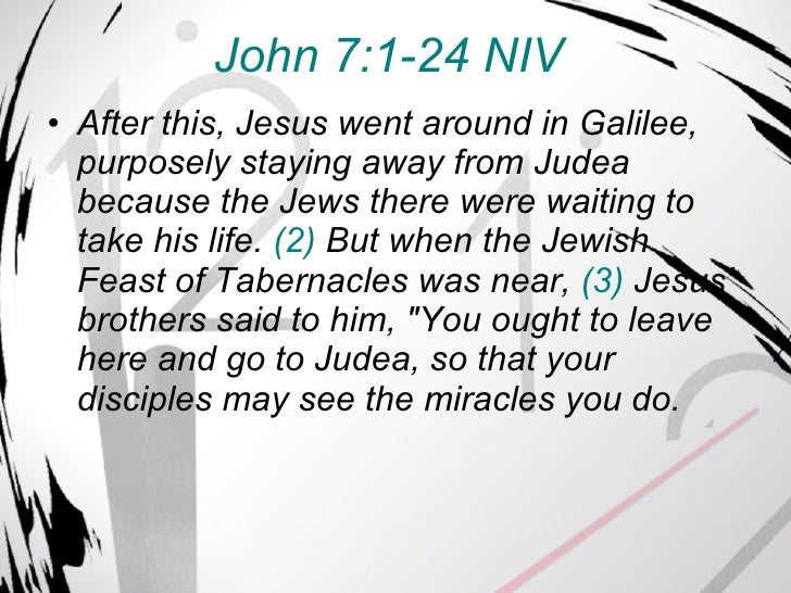 It S About Time John 7 1 24 It S About Time John 7 1 24